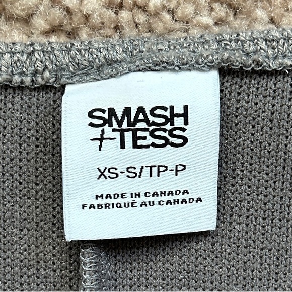 Smash + Tess Heather Gray Tuesday Wide Leg Sleeveless Romper Jumpsuit Size XS/S - Picture 3 of 9